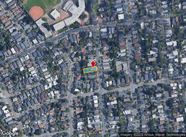  1432 Grant St, Berkeley, CA Parcel Map