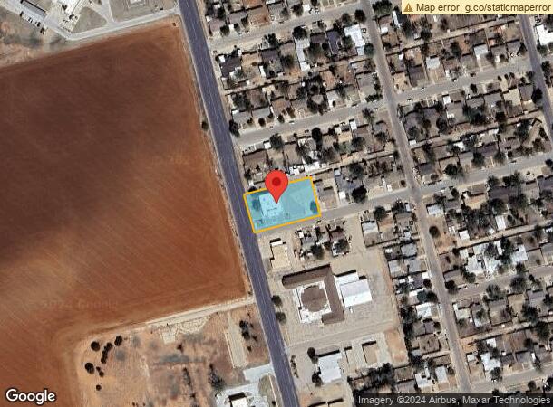  1016 N 17Th St, Lamesa, TX Parcel Map