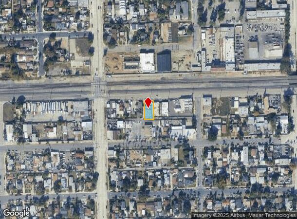 1056 W 1St St, Pomona, CA Parcel Map