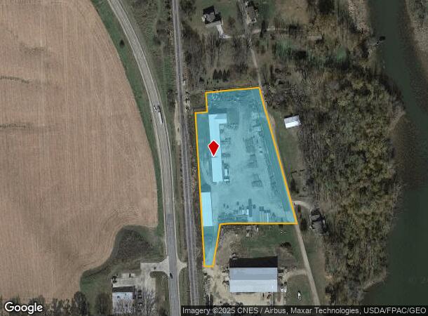  25870 Great River Rd, Princeton, IA Parcel Map