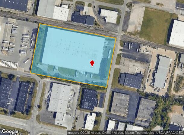  711 Distribution Dr, Columbus, OH Parcel Map