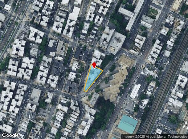  2176 Tiebout Ave, Bronx, NY Parcel Map