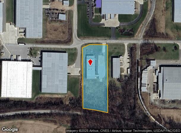  1221 Faultless Dr, Ashland, OH Parcel Map