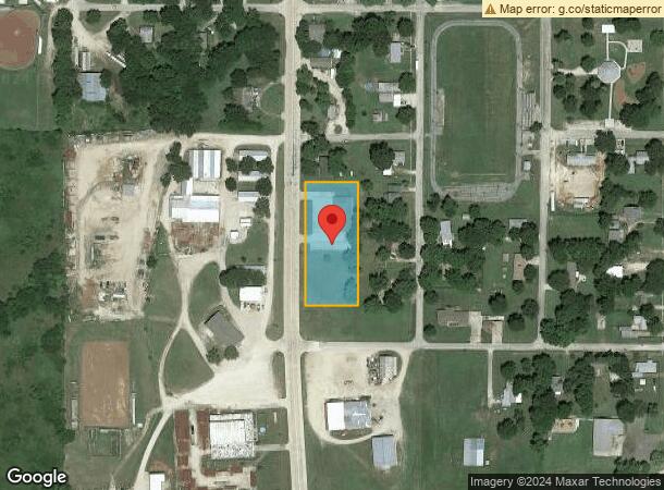  706 S Fry St, Yates Center, KS Parcel Map