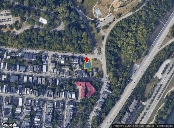 1021 Parkside Pl, Cincinnati, OH Parcel Map