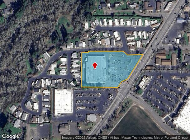  1595 Sw Baker St, Mcminnville, OR Parcel Map