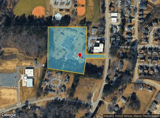 1012 S Main St, Fuquay Varina, NC Parcel Map