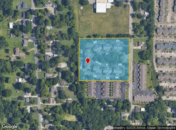  4400 N Fulton Ave, Evansville, IN Parcel Map