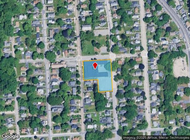 133 Coburn Ave, Worcester, MA Parcel Map