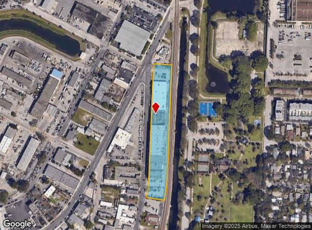  1016 Clare Ave, West Palm Beach, FL Parcel Map