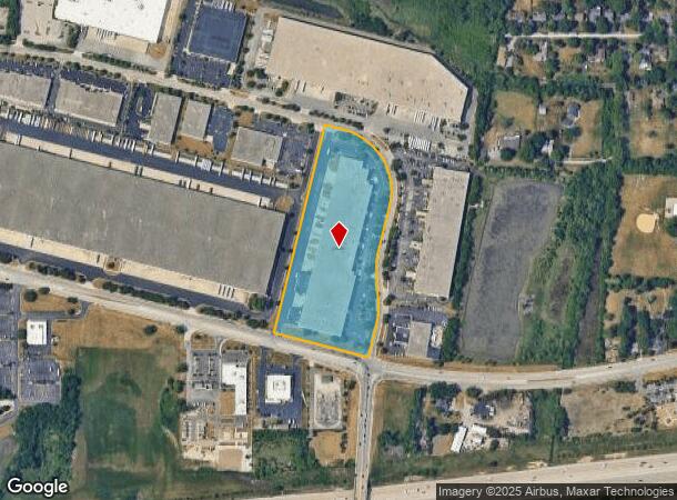  2012 Corporate Ln, Naperville, IL Parcel Map