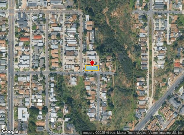  2605 Highland Ave, San Diego, CA Parcel Map