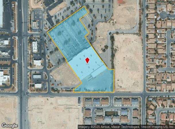  6650 N 5Th St, North Las Vegas, NV Parcel Map