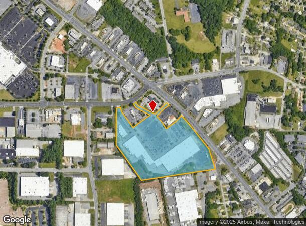  2814 S Main St, High Point, NC Parcel Map