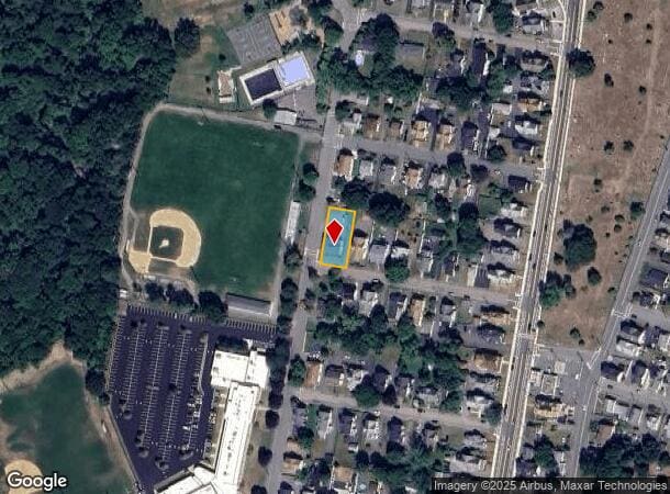  15 Hamilton St, Taunton, MA Parcel Map