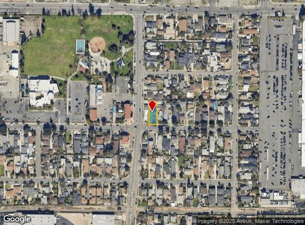  607 E Central Ave, Santa Ana, CA Parcel Map