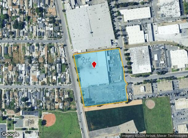  2588 Industry Way, Lynwood, CA Parcel Map