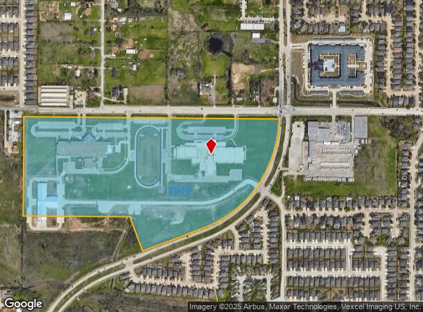  11201 N Beach St, Keller, TX Parcel Map