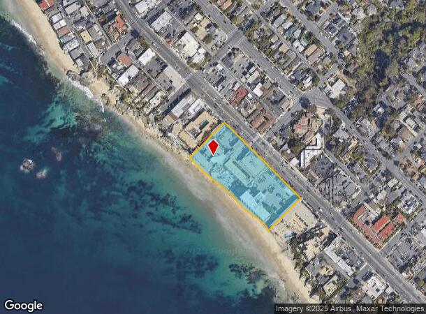  1555 S Coast Hwy, Laguna Beach, CA Parcel Map