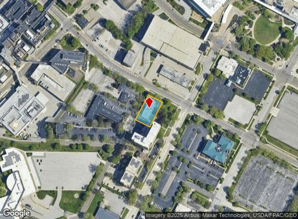 158 W Cedar St, Akron, OH Parcel Map
