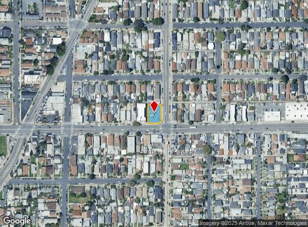 257 E Vernon Ave, Los Angeles, CA Parcel Map