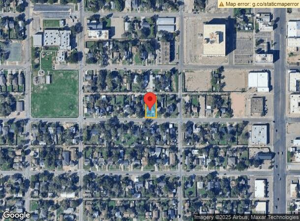  1908 22Nd St, Lubbock, TX Parcel Map