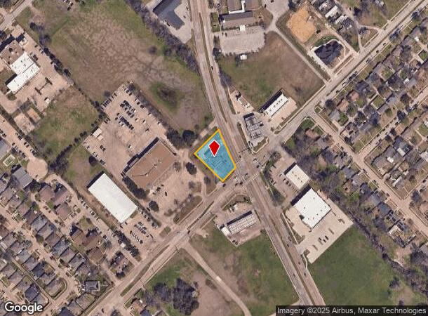  525 E Oates Rd, Garland, TX Parcel Map