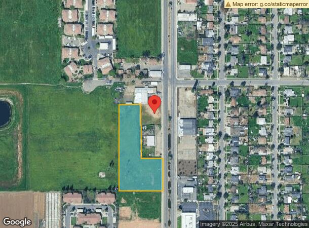  2542 S Elm Ave, Fresno, CA Parcel Map