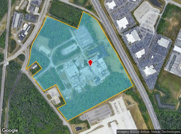  16021 Walthall Industrial Pkwy, South Chesterfield, VA Parcel Map