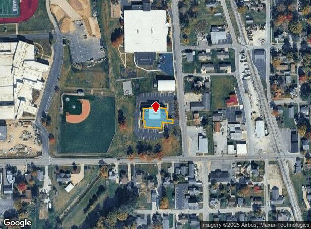  50 Center St, Whiteland, IN Parcel Map