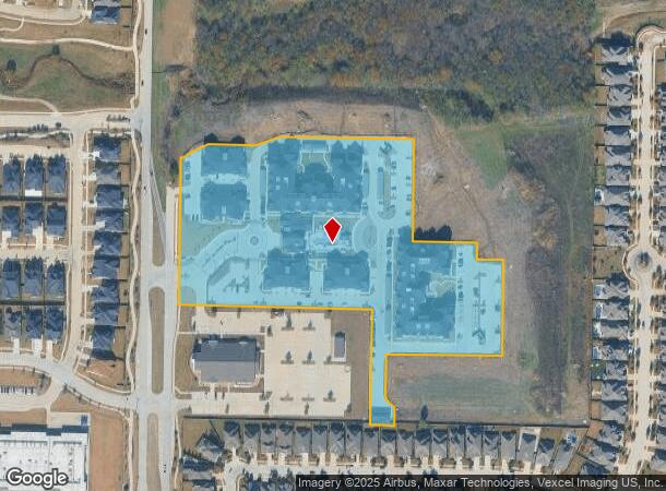 634 N Teel Pkwy, Prosper, TX Parcel Map