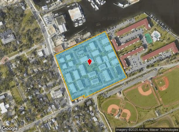  705 S Beach St, Daytona Beach, FL Parcel Map