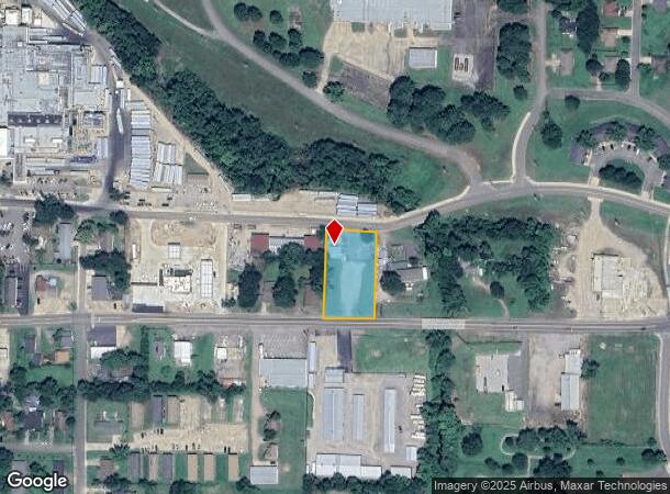 500 E Cherry St, Clarksville, AR Parcel Map