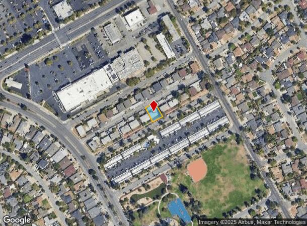  1797 Bradford Way, San Jose, CA Parcel Map