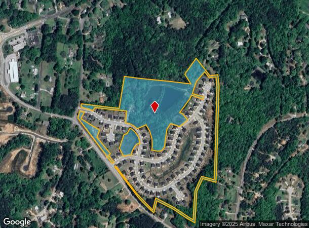 205 Twin Oaks Dr, Covington, GA Parcel Map