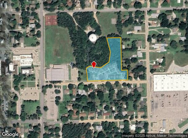  1700 E 7Th Ave, Winfield, KS Parcel Map