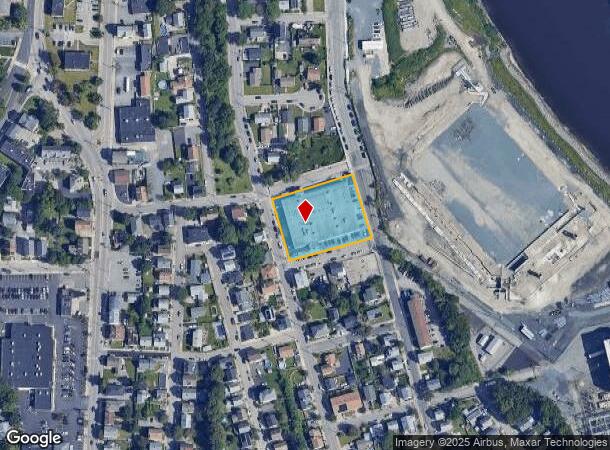  334 Pleasant St, Pawtucket, RI Parcel Map