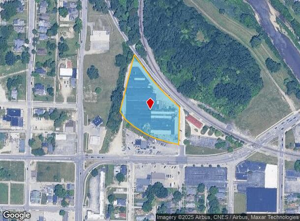 610 E Wysor St & 614 St E, Muncie, IN Parcel Map