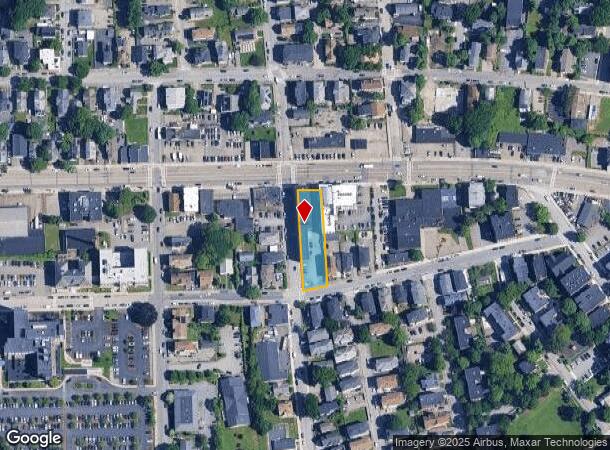  128 Chandler St, Worcester, MA Parcel Map