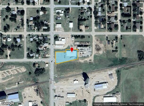  1105 N Fossil St, Russell, KS Parcel Map