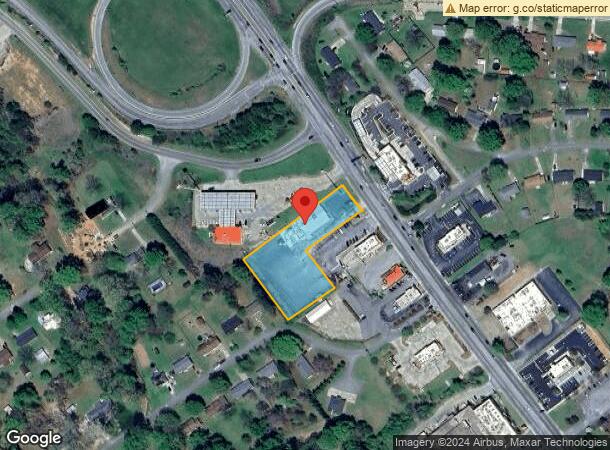  1709 W Floyd Baker Blvd, Gaffney, SC Parcel Map