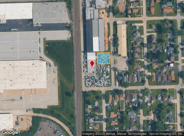  7455 S 76Th Ave, Bridgeview, IL Parcel Map