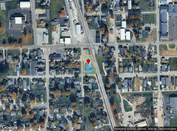  39 S Front St, Whiteland, IN Parcel Map