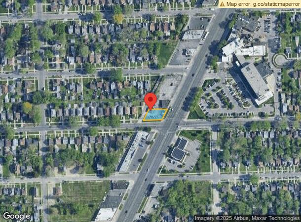  14895 Gratiot Ave, Detroit, MI Parcel Map