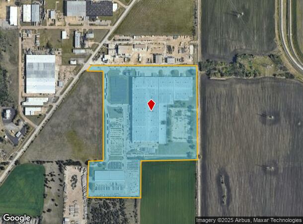  1325 Cornell Rd, Lancaster, TX Parcel Map