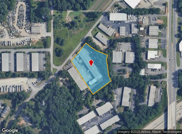 1350 Tidwell Dr, Alpharetta, GA Parcel Map