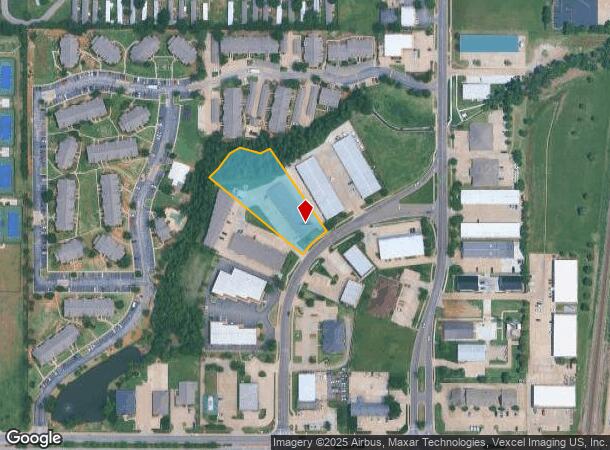1361 Fretz Dr, Edmond, OK Parcel Map