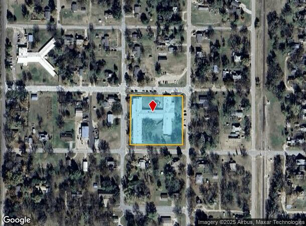 407 N Locust St, Peabody, KS Parcel Map