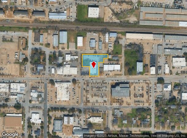 607 E Abram St, Arlington, TX Parcel Map