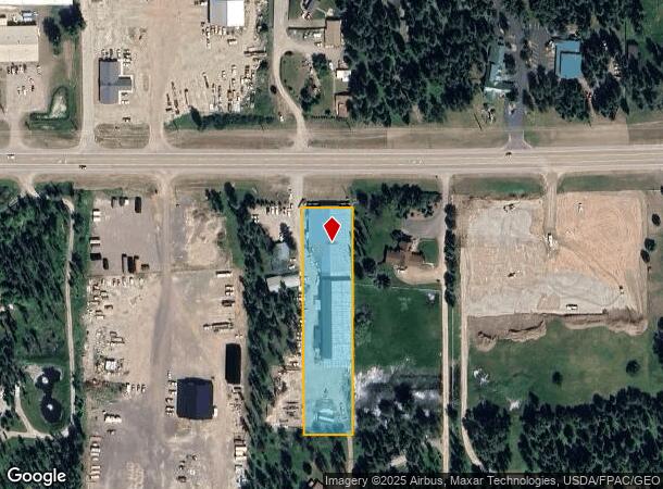 3816 Mt Highway 40 W, Columbia Falls, MT Parcel Map